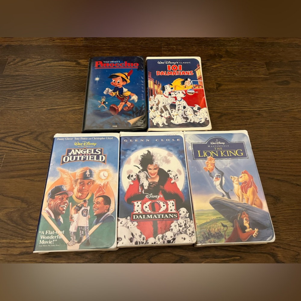 Disney VHS Lot (5 PCS)